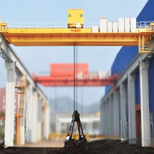 qz电动双梁抓斗桥式起重机